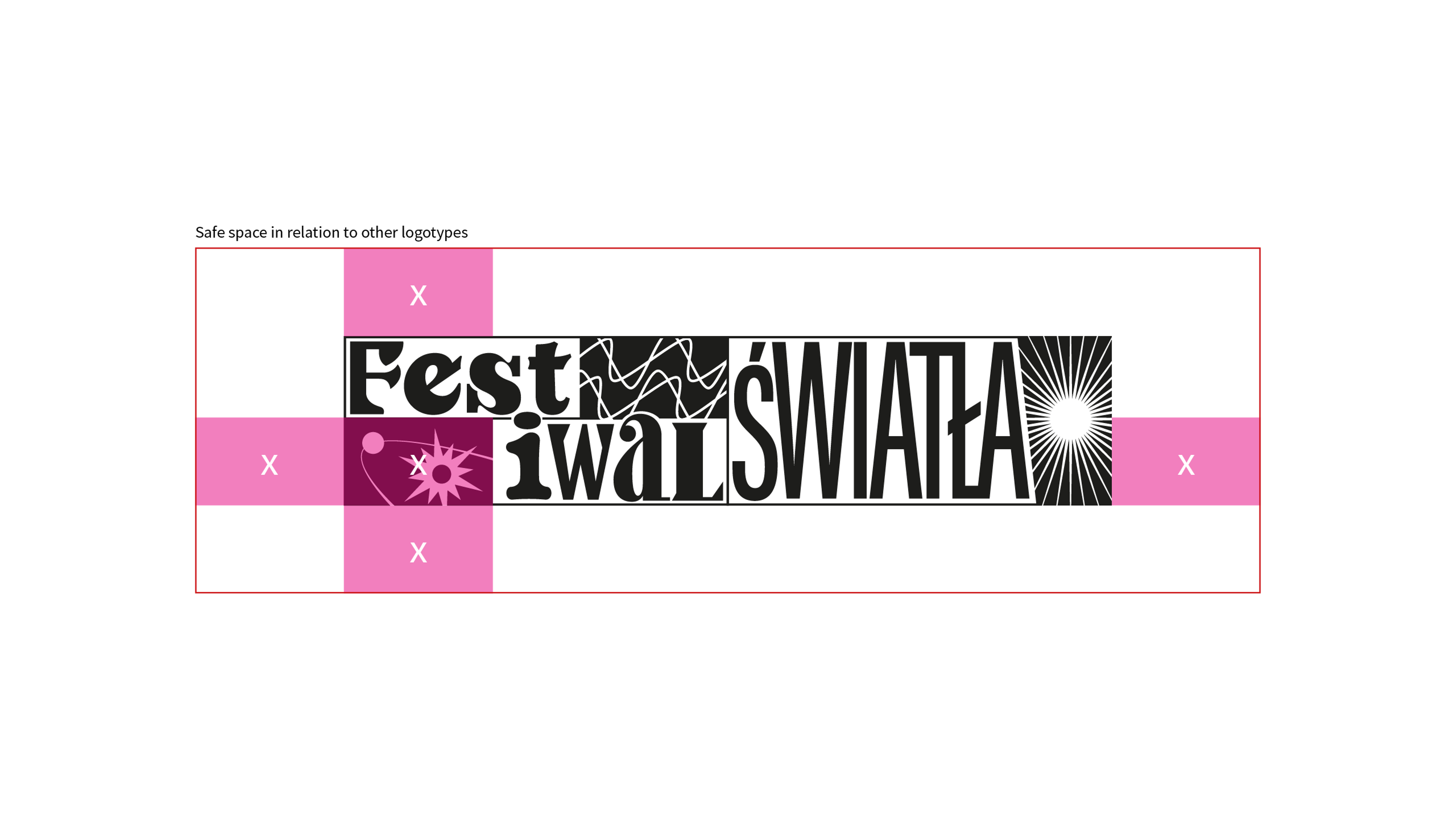 Festiwal Światła logotype, with safe space arround