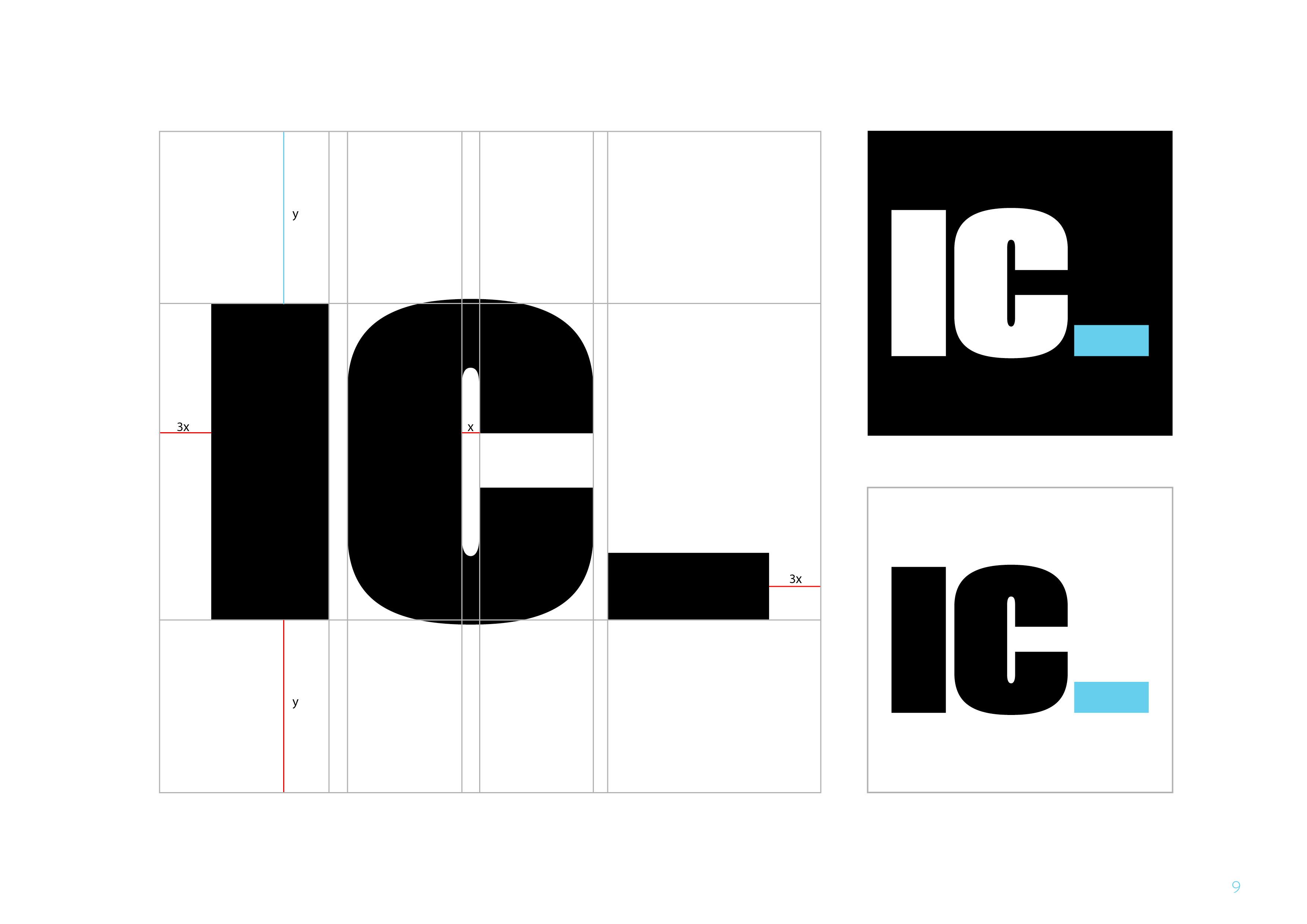 Various examples of the ICETEK logotype.