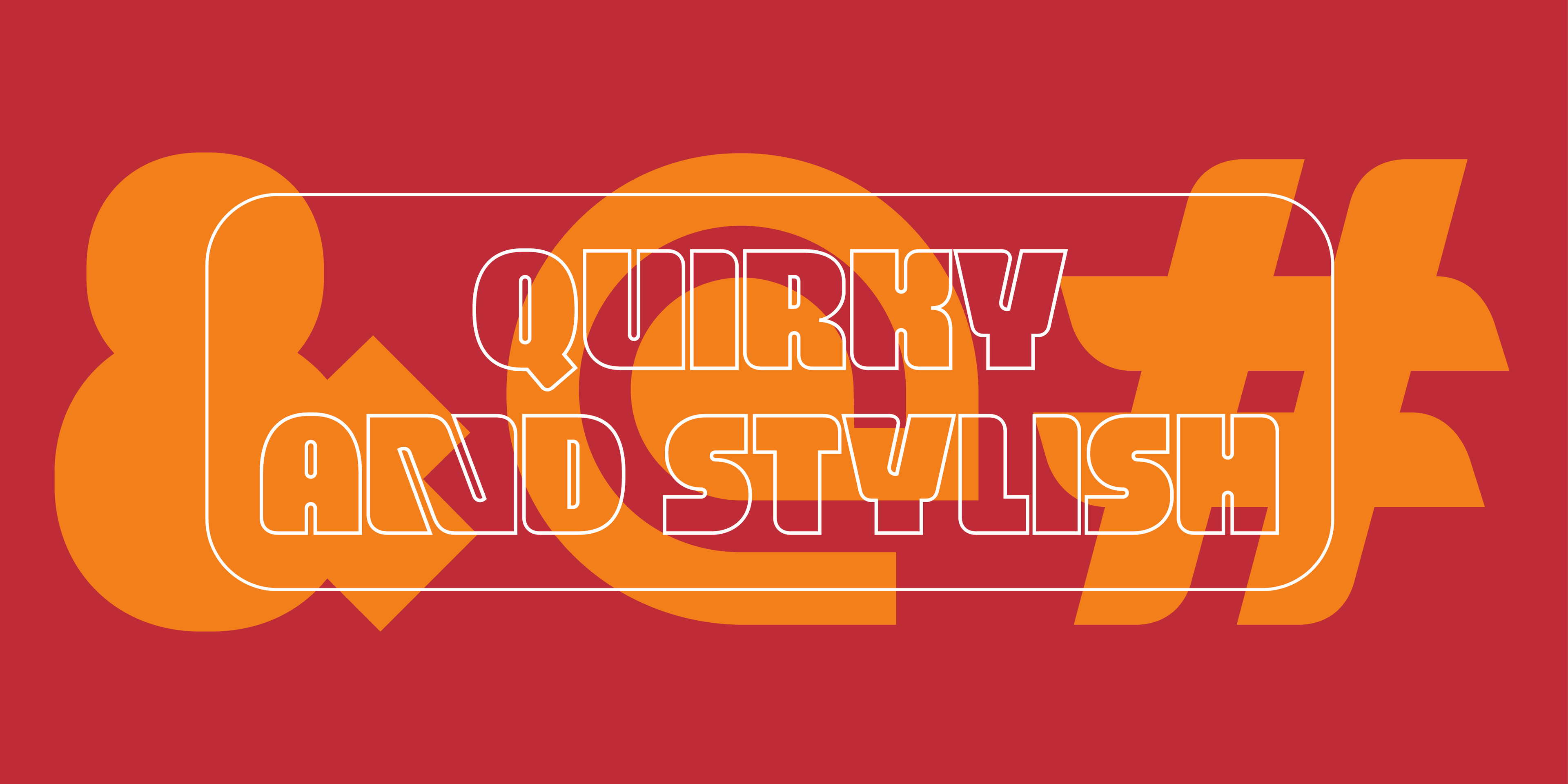 Text 'London Calling' and 'Hello Gdańsk!' in the outline and regular version of the PollyDolly font.