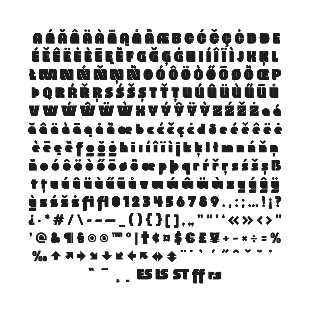 Full character sets of the PollyDolly font in both regular and outline versions, showcasing letters, numbers, and symbols.